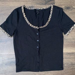 Forever 21 cheetah top